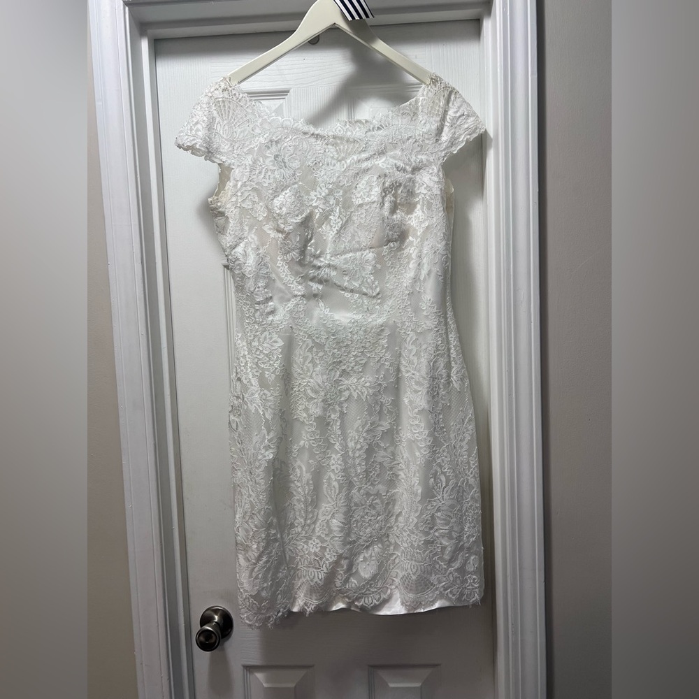Elegant White Lace Dress